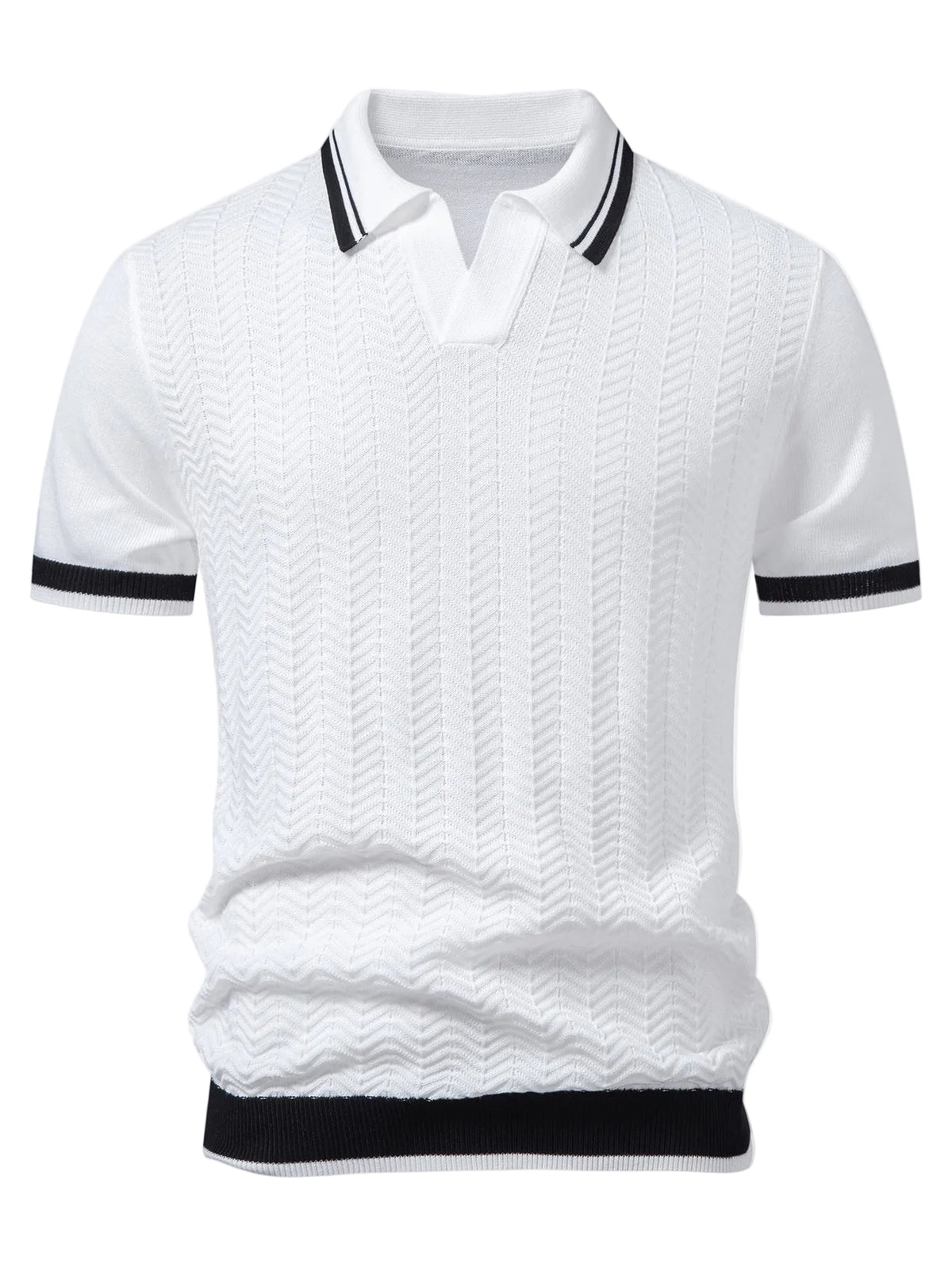 Leonardo- Polo de punto con cuello en V