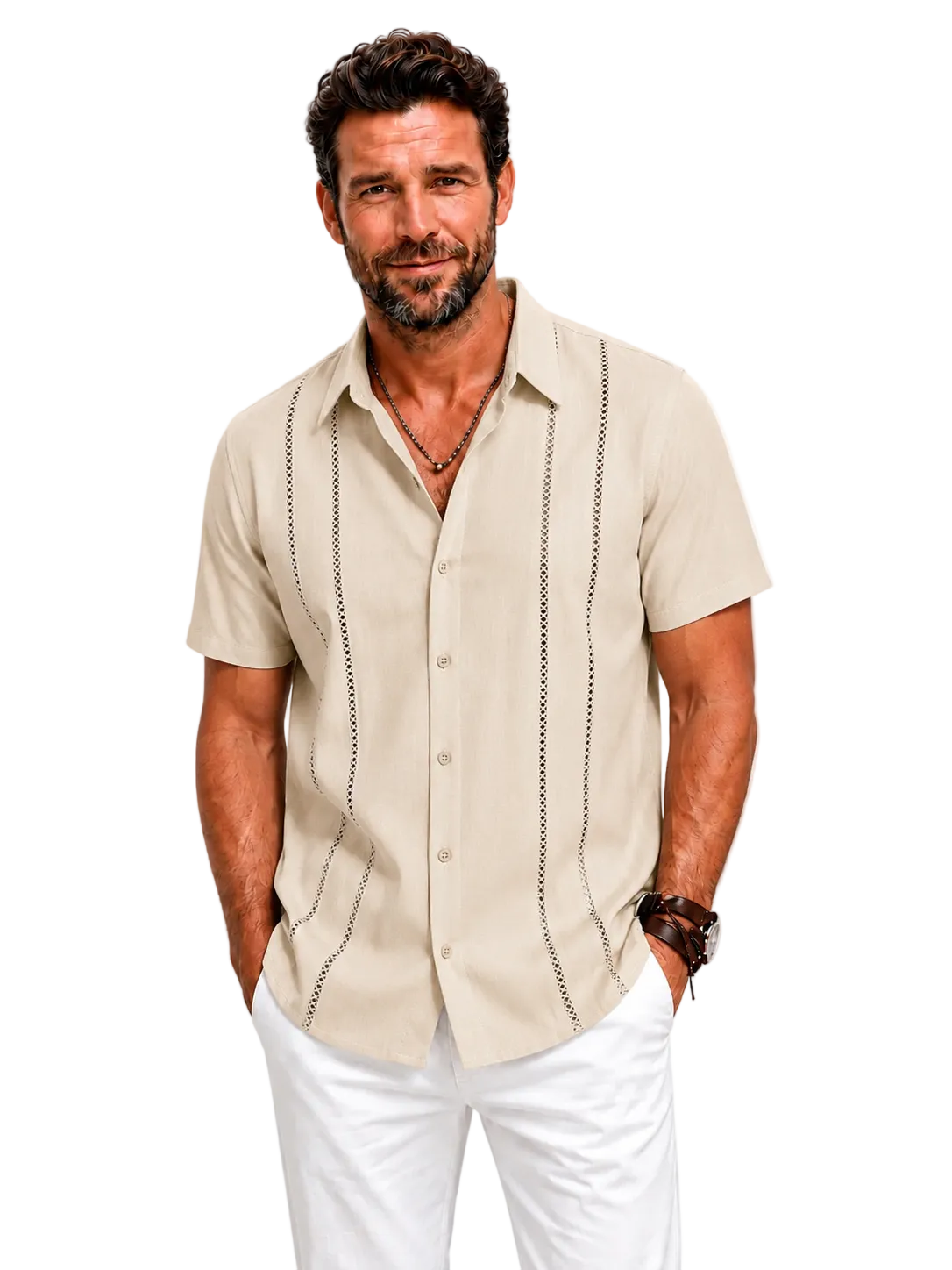 Manuel- Camisa corta con botones