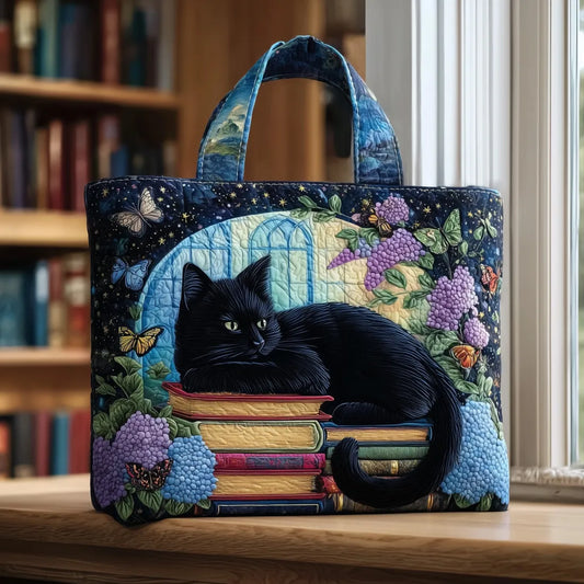 Josefina- Bolso de  Gato Negro y Libros
