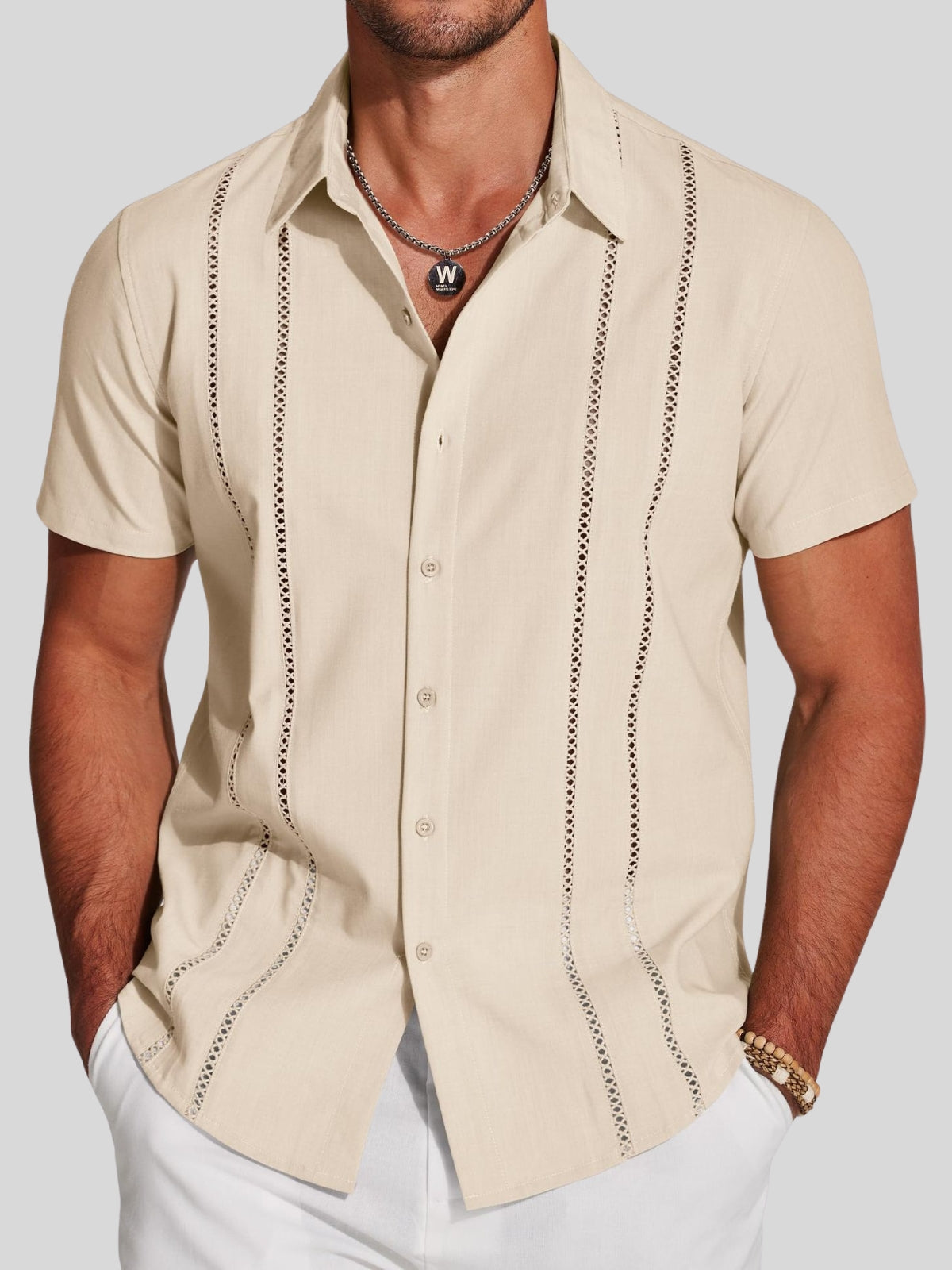 Manuel- Camisa corta con botones