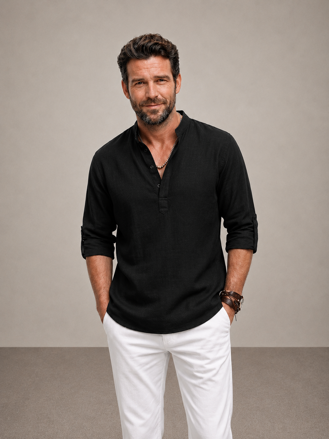 Marco-  Camisa de corte moderno y elegancia natural