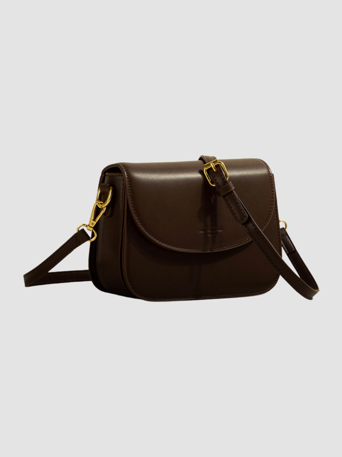 Antonella- Bolso bandolera cuadrado texturizado de estilo retro sencillo