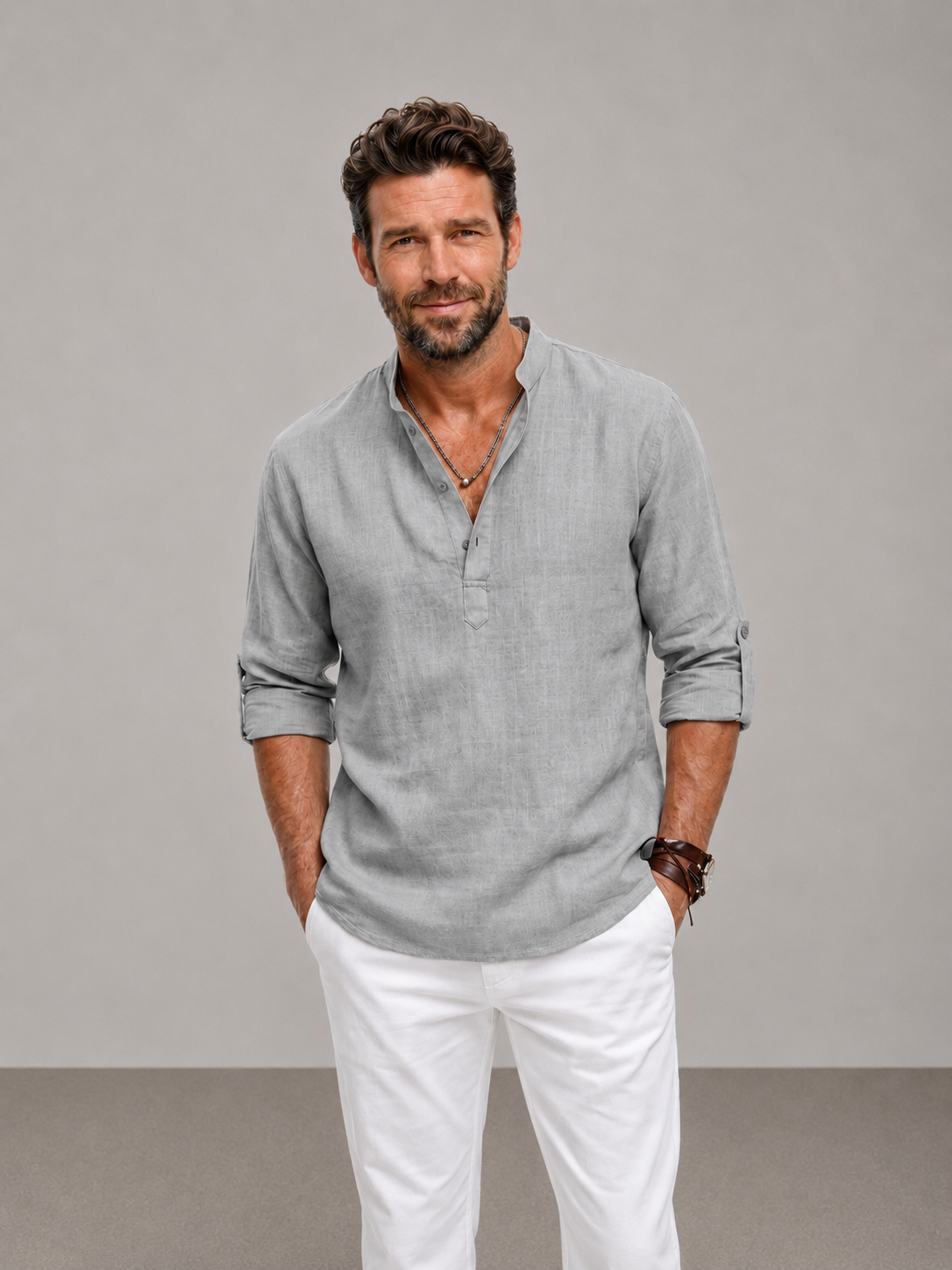 Marco-  Camisa de corte moderno y elegancia natural