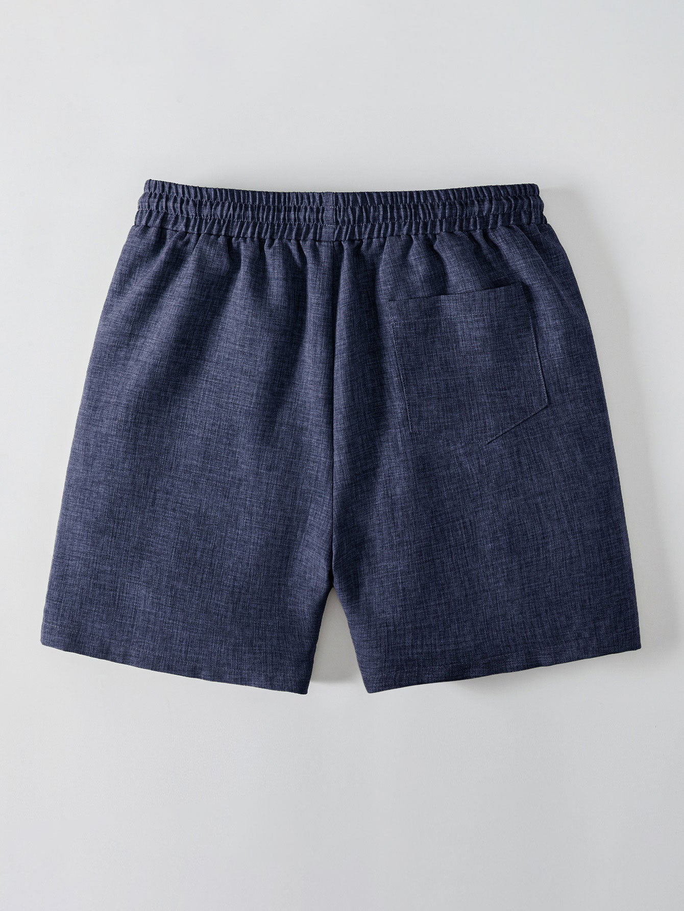 Linen Look Drawstring 7" Shorts