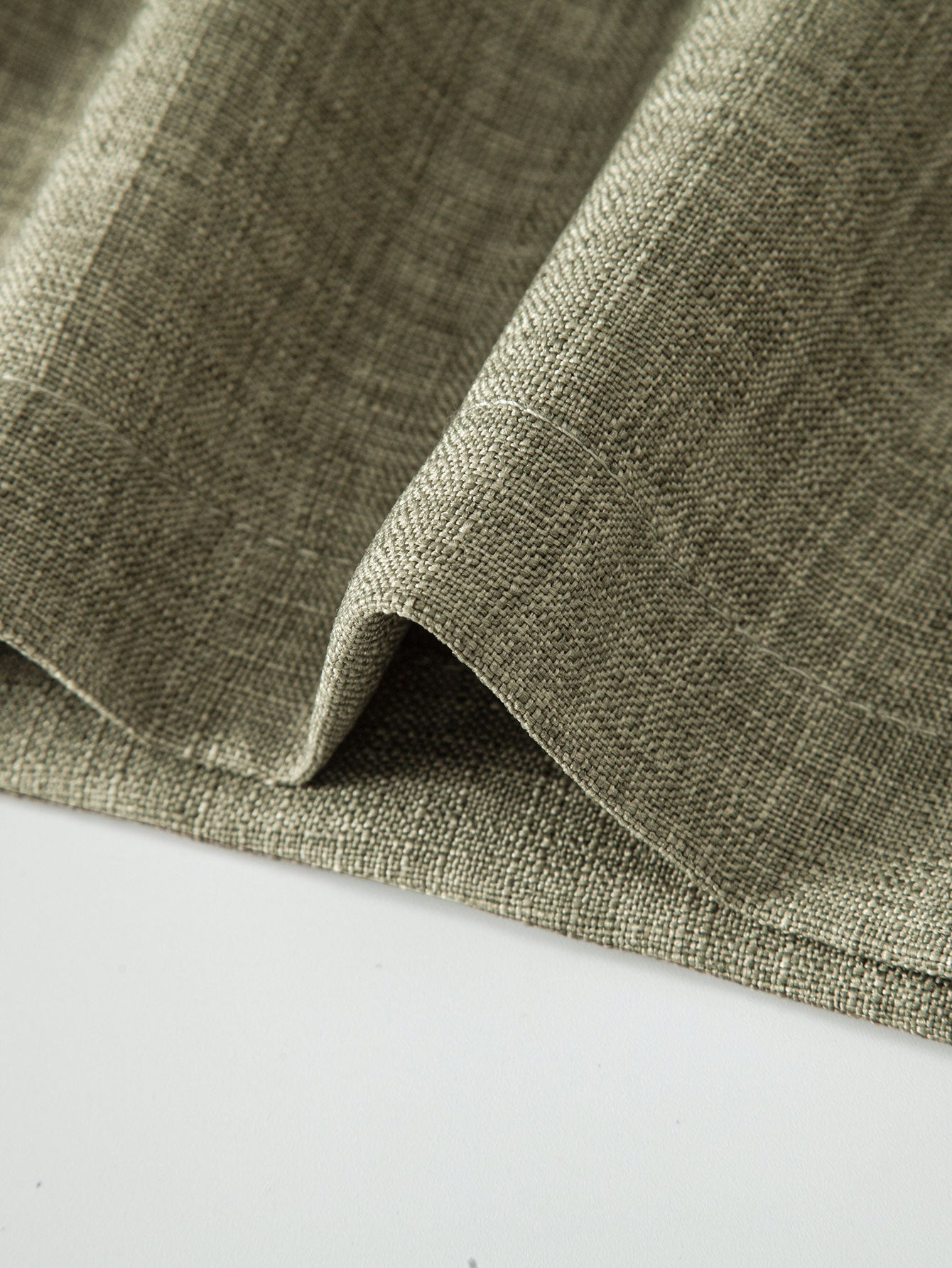Linen Look Drawstring 7" Shorts