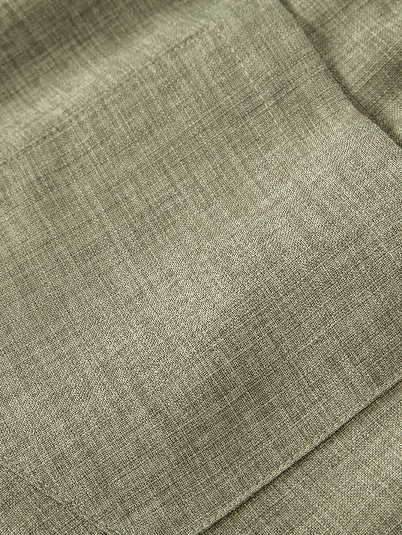 Linen Look Drawstring 7" Shorts