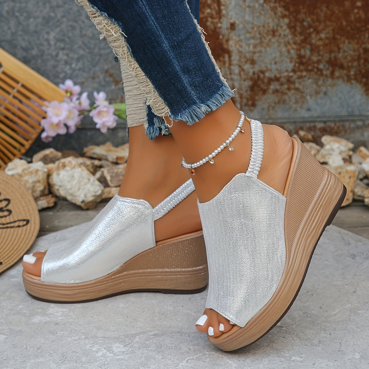 Aurora- Sandalias ortopédicas de cuña