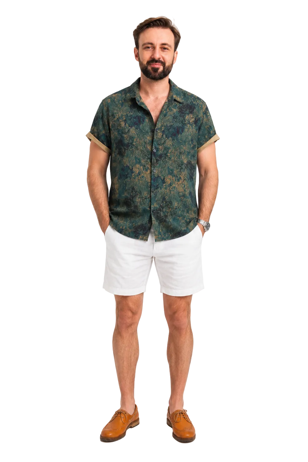 Alex- Camisa Estampada Hombre