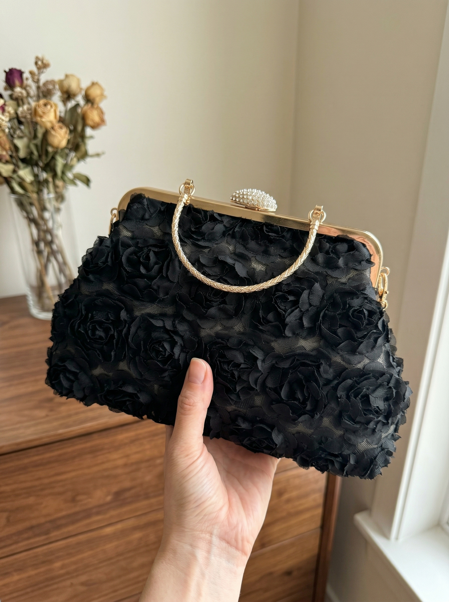 Flora- Bolso de mano elegante