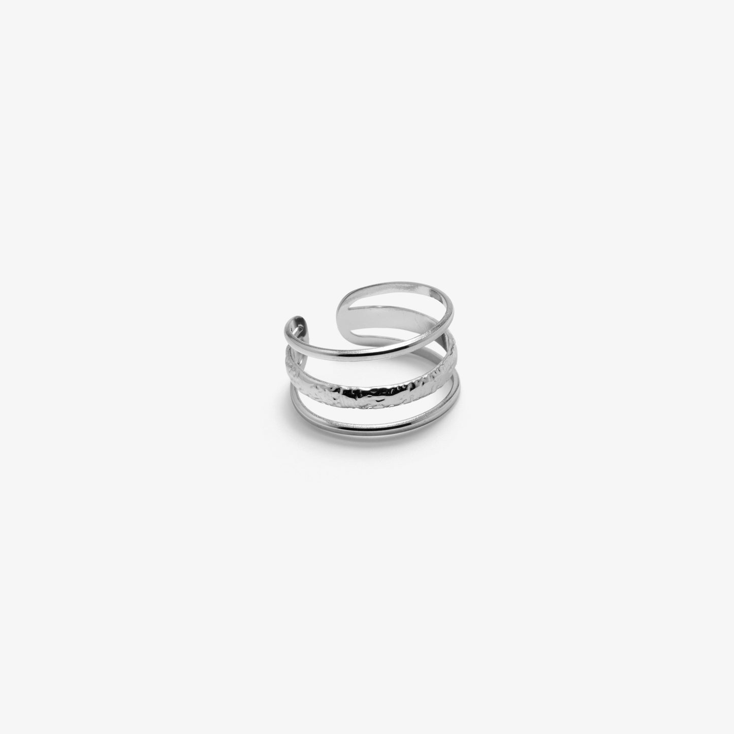 Abril- Anillo de tres láminas
