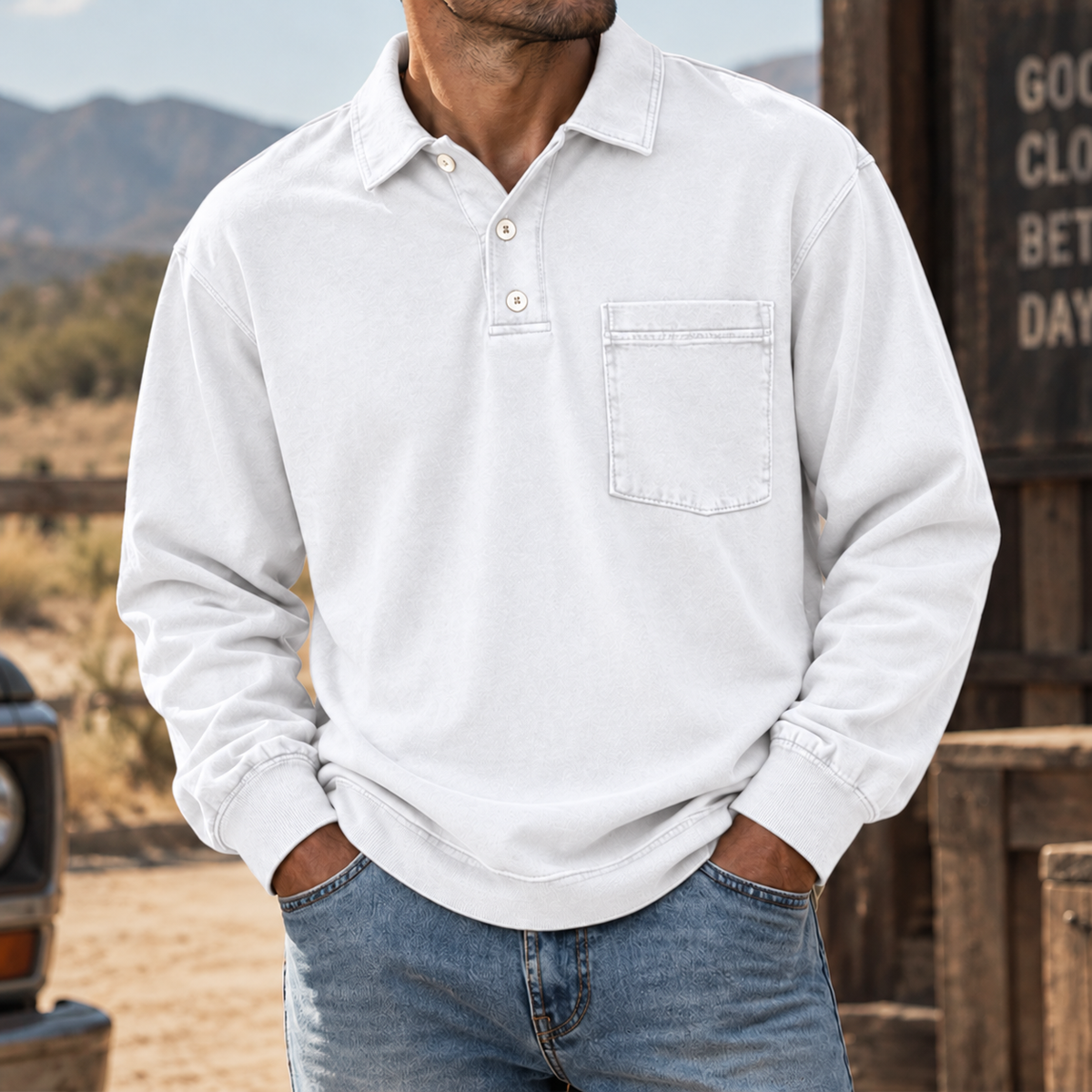 Carlos- Polo de manga larga