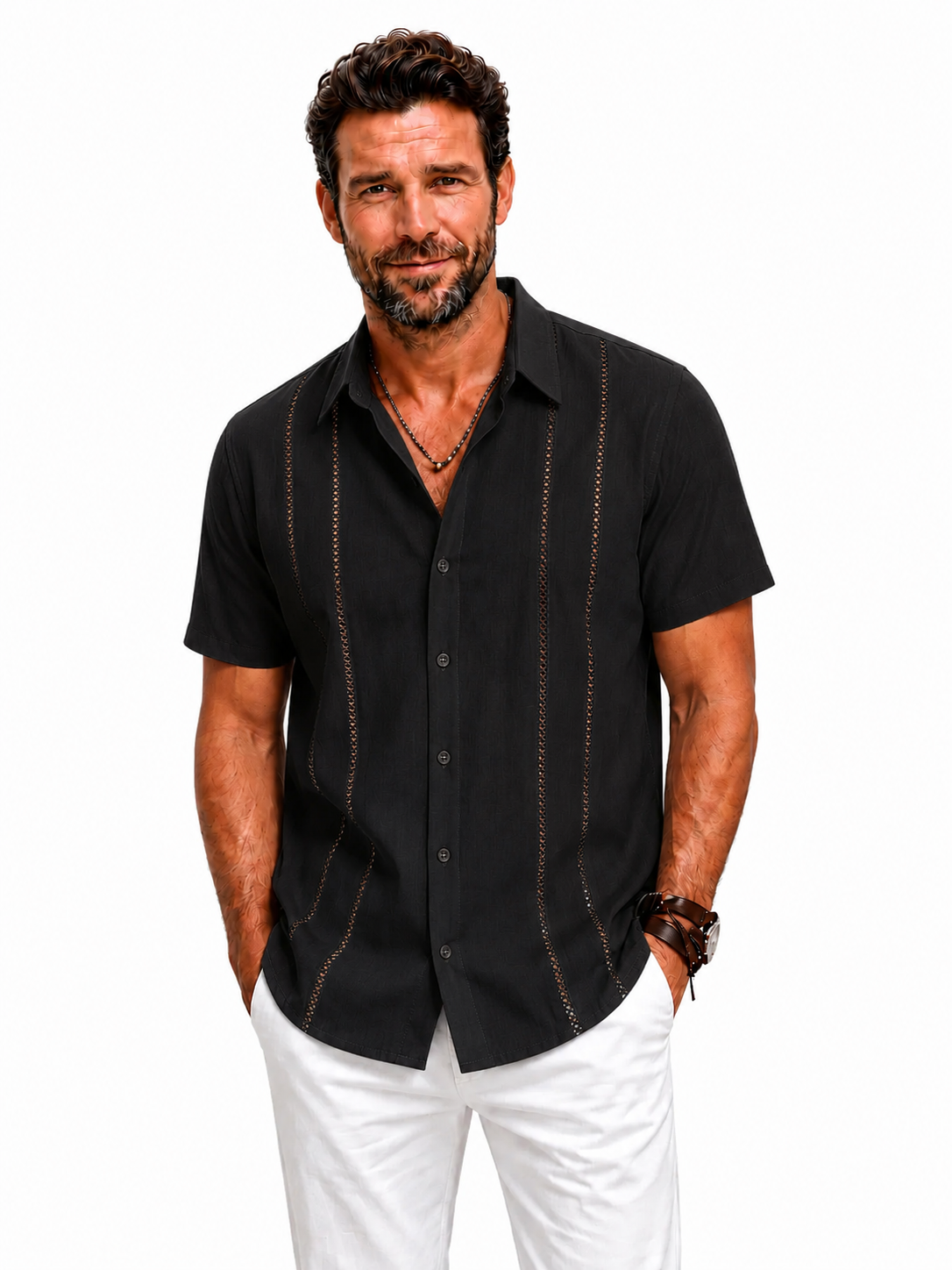 Manuel- Camisa corta con botones