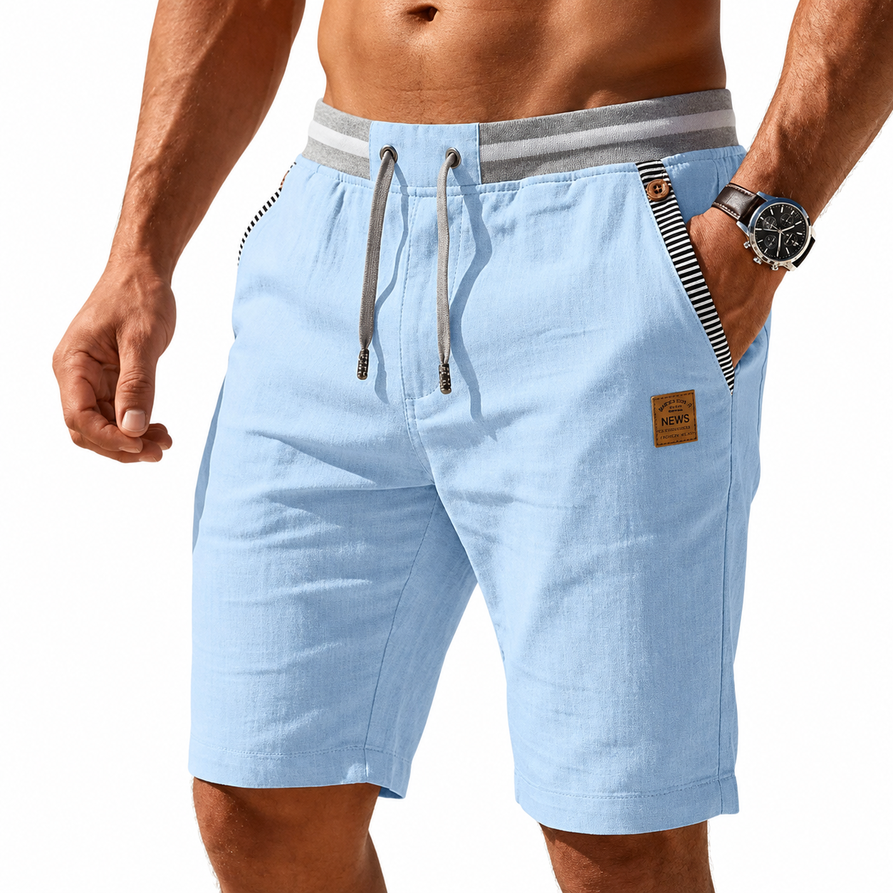 Hugo-  Shorts de lino