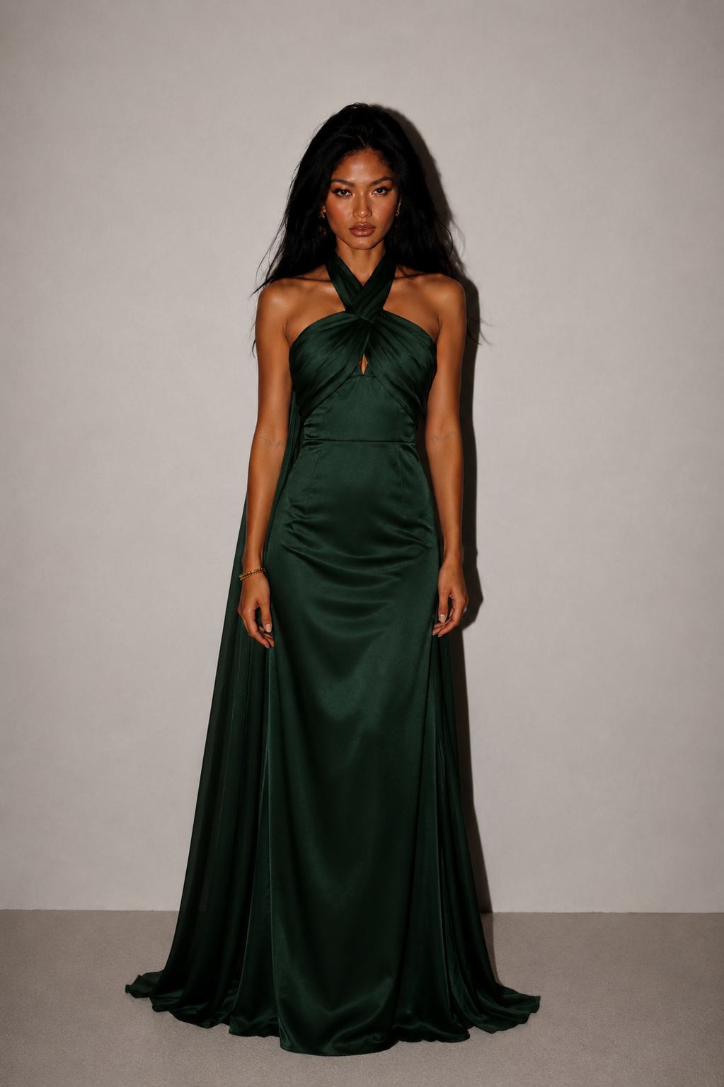 Triana - Vestido Verde Largo