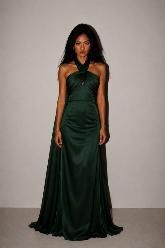 Triana - Vestido Verde Largo