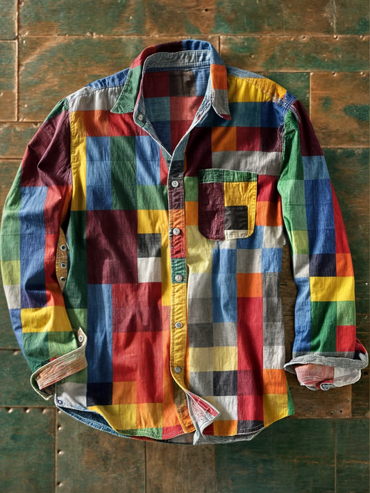 Rafael- Camisa de cuadros premium