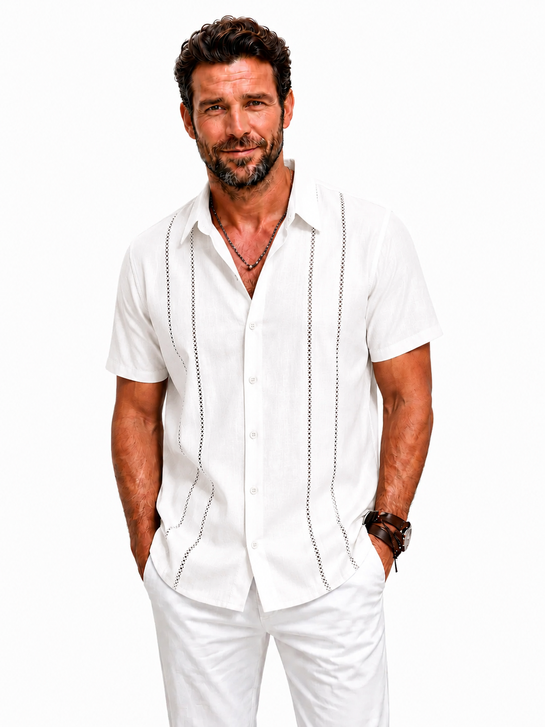 Manuel- Camisa corta con botones